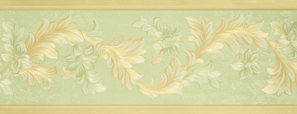 Galerie Wallpaper Product code: 00303 - Neapolis 3 Wallpaper Collection - Green Colours - Acanthus Trail Design