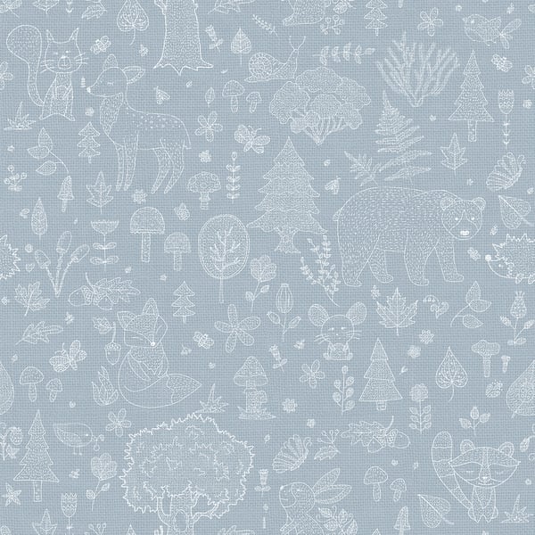 Galerie Wallpaper Product code: 14806 - Little Explorers 2 Wallpaper Collection - Heavenly Colours - Bring your children's walls to life with this cute, fun and quirky forest kingdom wallpaper by Galerie. Featuring an array of cute animals including snails, bears and bunnies, this washable wallprint gives off a harmonious vibe and is perfect for using in nurseries, toddlers and kids bedrooms or even as a print for anyone with a youthful outlook on life! Design