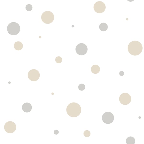 Galerie Wallpaper Product code: 14822 - Little Explorers 2 Wallpaper Collection - Silver Grey Colours - Introducing Polka, the perfect wallpaper to help create a stylish, on-trend child's bedroom. With its charming combination of light and dark polka dots against a white background this wallpaper is sure to get any child excited about their room.  Design