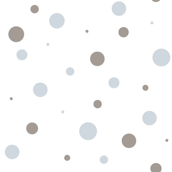 Galerie Wallpaper Product code: 14823 - Little Explorers 2 Wallpaper Collection - Heavenly Colours - Introducing Polka, the perfect wallpaper to help create a stylish, on-trend child's bedroom. With its charming combination of light and dark polka dots against a white background this wallpaper is sure to get any child excited about their room.  Design