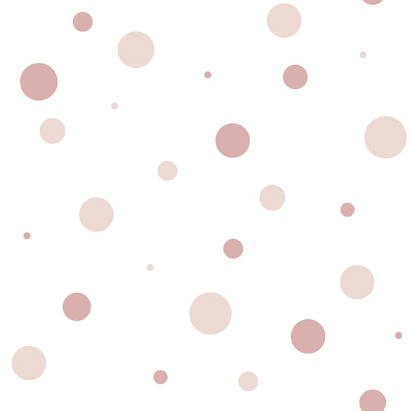 Galerie Wallpaper Product code: 14824 - Little Explorers 2 Wallpaper Collection - Pink Colours - Introducing Polka, the perfect wallpaper to help create a stylish, on-trend child's bedroom. With its charming combination of light and dark polka dots against a white background this wallpaper is sure to get any child excited about their room.  Design