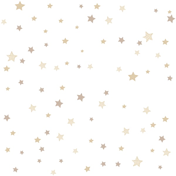 Galerie Wallpaper Product code: 14827 - Little Explorers 2 Wallpaper Collection - Yellow Colours - The classic star design gets a contemporary twist in this fabulous Stars wallpaper. The design appears home crafted, therefore giving it that extra special feel. Guaranteed to make a style statement, this wallpaper is perfect for a gender neutral baby's nursery through to the teenage years. Design