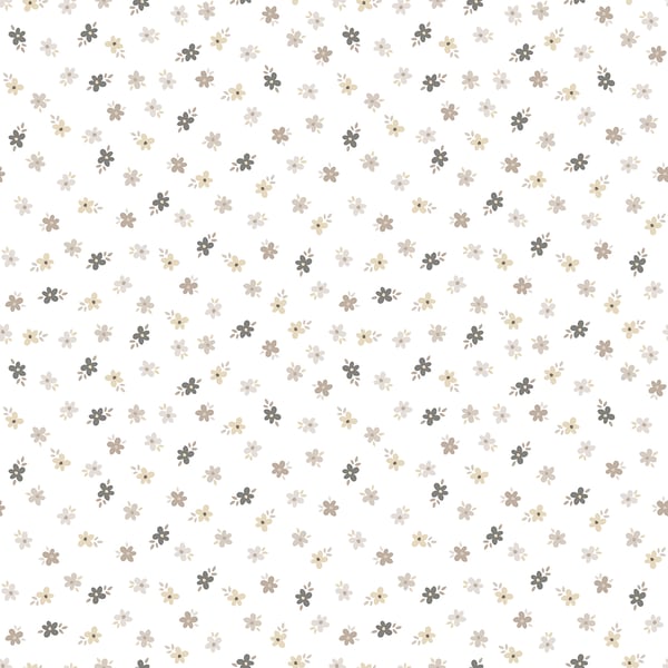 Galerie Wallpaper Product code: 14842 - Little Explorers 2 Wallpaper Collection - Heavenly Colours - Surround yourself with an intricate, nature inspired wallpaper. It has a homely but crisp design, therefore perfect for introducing to rooms where you want a playful and friendly mood. The five leaf flower design sits evenly distributed on a light matte background, resulting in a design that is comforting and interesting in equal amounts. This beautiful design is sure to add a light touch to any interior scheme.  Design