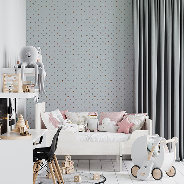 Galerie Wallpaper Product code: 26815R - Great Kids Wallpaper Collection -  Coloured Hearts Design
