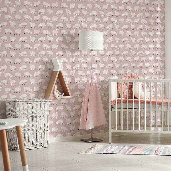 Galerie Wallpaper Product code: 26827R - Great Kids Wallpaper Collection -  Sweet Sheep Design
