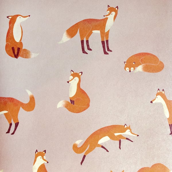 Galerie Wallpaper Product code: 26840 - Great Kids Wallpaper Collection -  Friendly Foxes Design