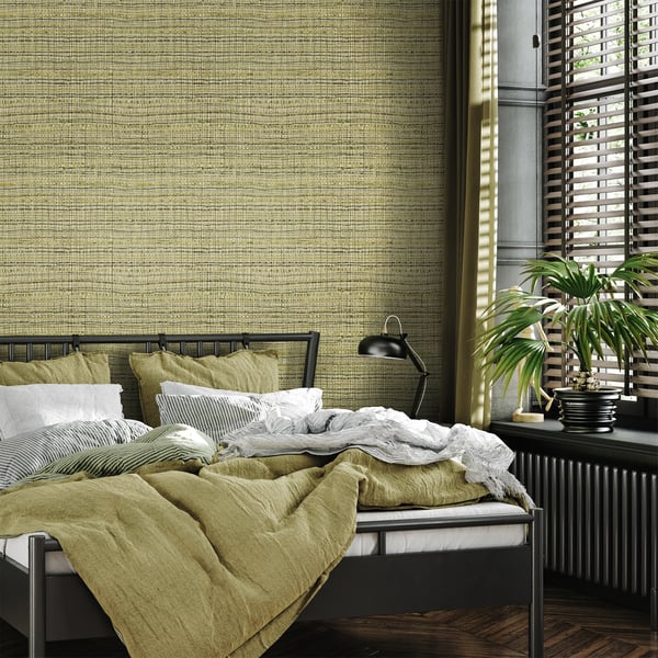 Galerie Wallpaper Product code: 27100_2 - Pepper Wallpaper Collection - Mustard Colours - Wild Grass Design