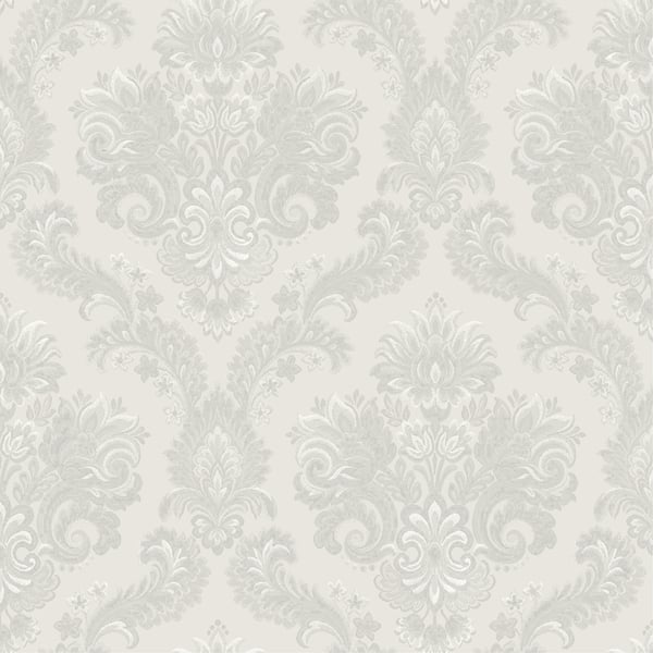 Galerie Wallpaper Product code: 28821 - Italian Style Wallpaper Collection - Silver Grey Colours - DAMASCO CAIRO Design