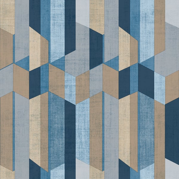 Galerie Wallpaper Product code: 29926 - Italian Textures 2 Wallpaper Collection - Blue Beige Colours - Geo Design