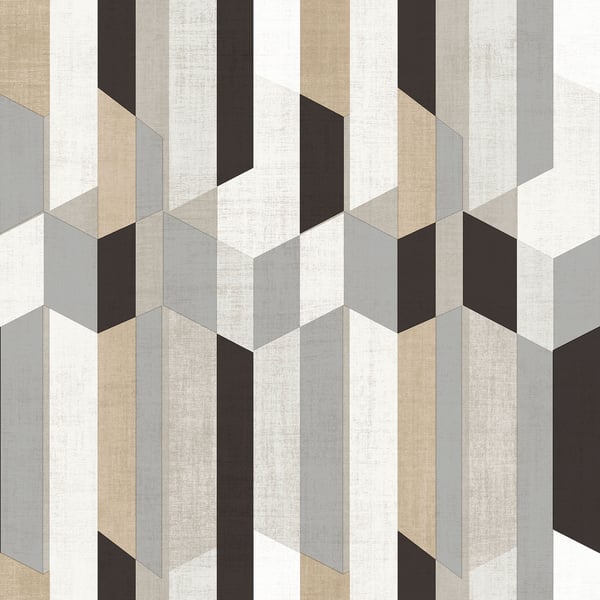 Galerie Wallpaper Product code: 29929 - Italian Textures 2 Wallpaper Collection - Black Beige White Colours - Geo Design
