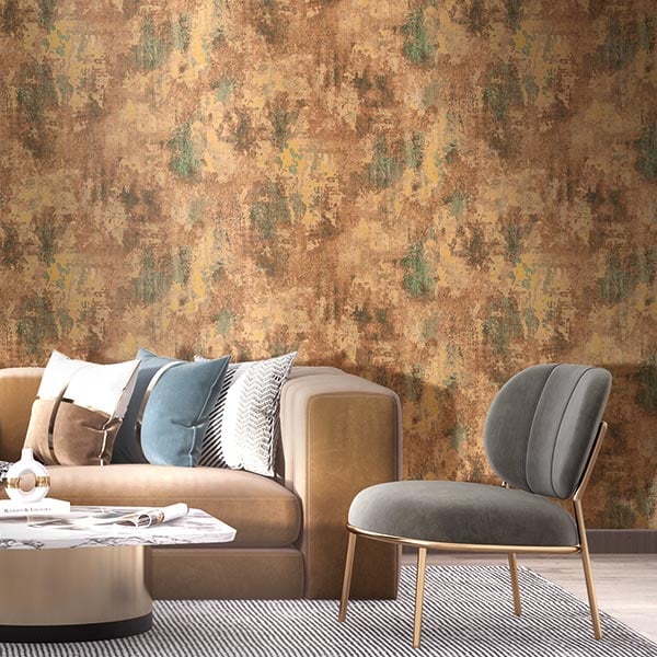 Galerie Wallpaper Product code: 29968R - Italian Textures 2 Wallpaper Collection - Red Green Colours - Rustic Texture Design