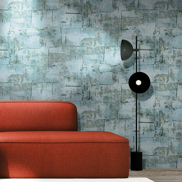 Galerie Wallpaper Product code: 29976R - Italian Textures 2 Wallpaper Collection - Blue Colours - Block Texture Design