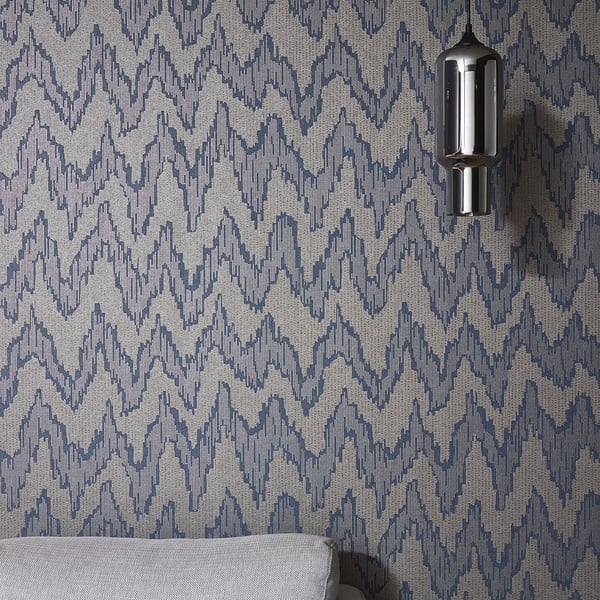 Galerie Wallpaper Product code: 32044_2 - Purity Wallpaper Collection - Grey, Blue Colours - Graphic Design