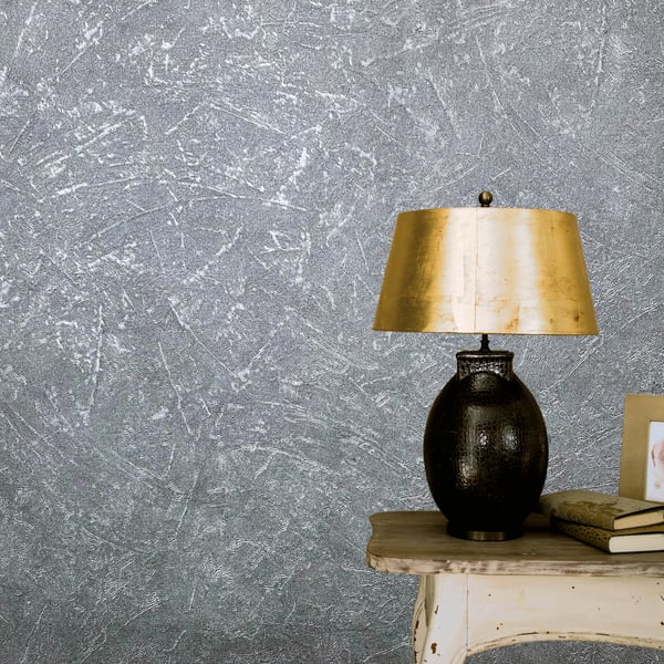 Galerie Wallpaper Product code: 32816_2 - New Textures Wallpaper Collection - Silver Grey Colours - Scratched Texture Design
