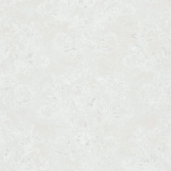 Galerie Wallpaper Product code: 34011 - Hotel Wallpaper Collection - Beige, White Colours - A textured damask Design