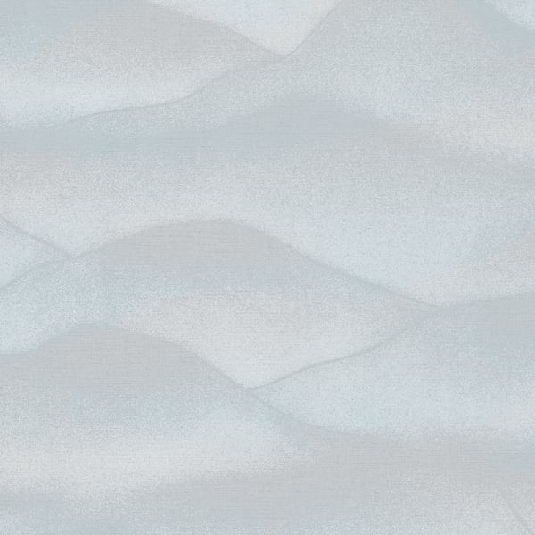 Galerie Wallpaper Product code: 34017 - Hotel Wallpaper Collection - Grey, Blue Colours - A textured misty landscape of hills Design