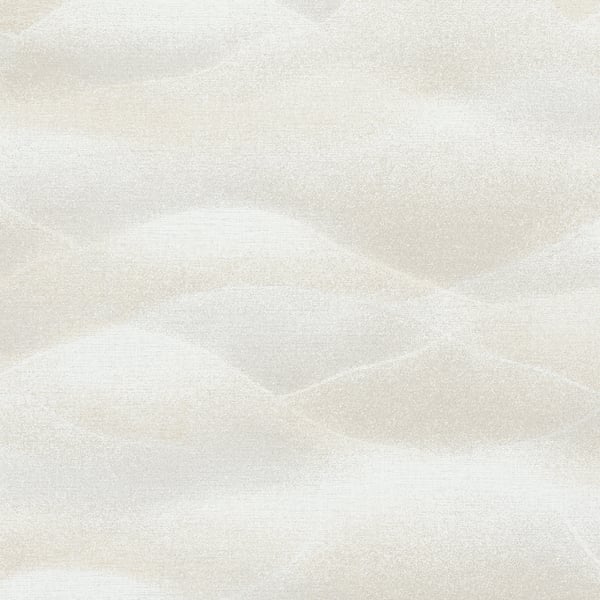 Galerie Wallpaper Product code: 34021 - Hotel Wallpaper Collection - Beige, Cream Colours - A textured misty landscape of hills Design