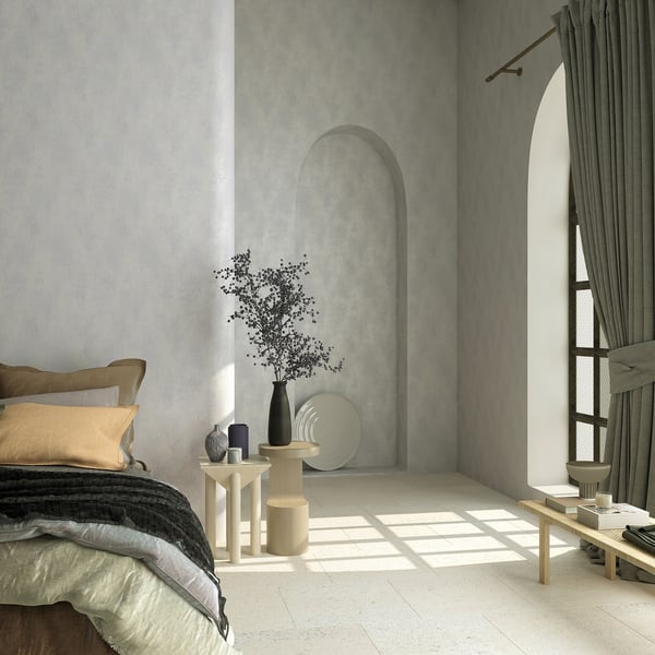 Galerie Wallpaper Product code: 34153R - Loft 2 Wallpaper Collection - Grey Colours - Plaster Texture Design