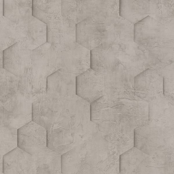 Galerie Wallpaper Product code: 34162 - Loft 2 Wallpaper Collection - Grey Colours - 3D Geometric Hexagon  Design