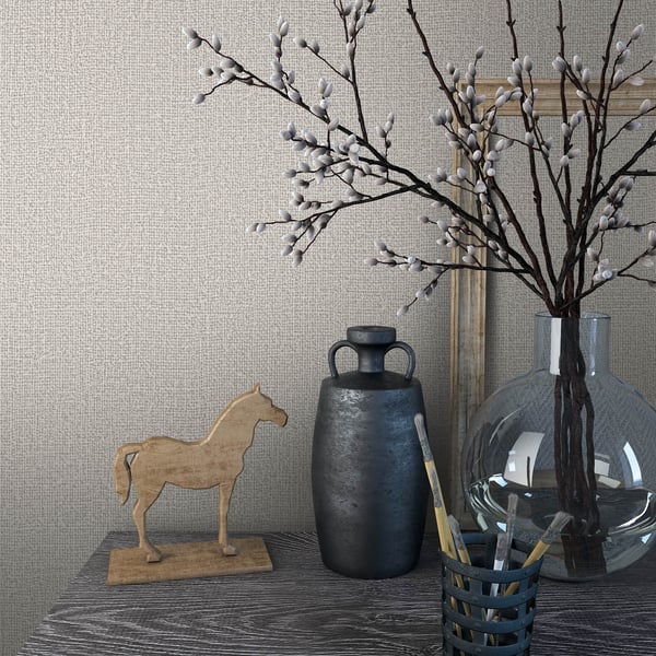Galerie Wallpaper Product code: 34176_2 - New Textures Wallpaper Collection - Beige Colours - Wicker Texture Design