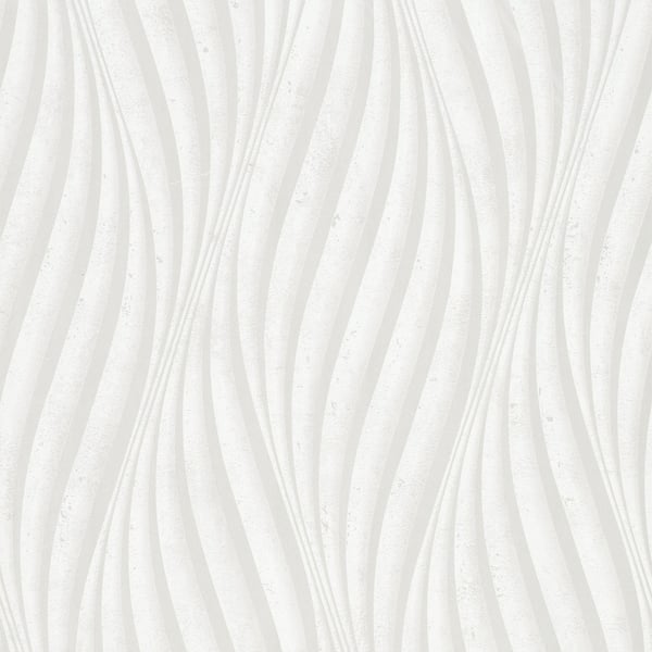 Galerie Wallpaper Product code: 34258 - Urban Textures Wallpaper Collection - White Colours - Wave Design