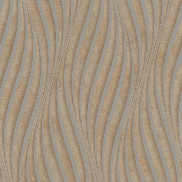 Galerie Wallpaper Product code: 34262 - Urban Textures Wallpaper Collection - Brown Colours - Wave Design