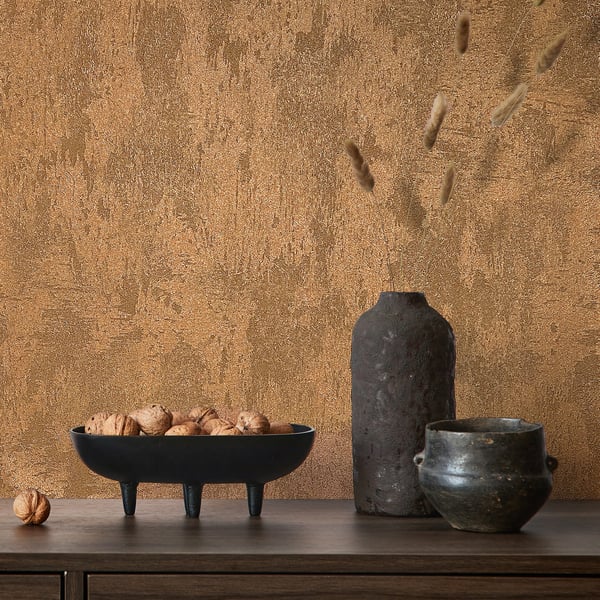 Galerie Wallpaper Product code: 34277_2 - Urban Textures Wallpaper Collection - Copper Colours - Structure Design