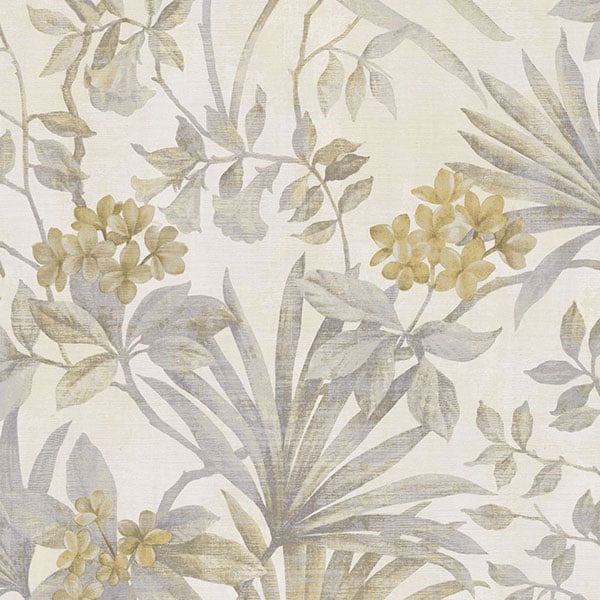Galerie Wallpaper Product code: 3702 - Tendenza Wallpaper Collection - Grey Colours - Botanical Print Design