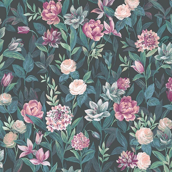 Galerie Wallpaper Product code: 3713 - Tendenza Wallpaper Collection - Green Colours - Fiore Floral Design