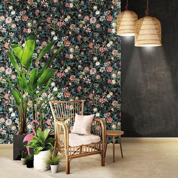 Galerie Wallpaper Product code: 3713R - Tendenza Wallpaper Collection - Green Colours - Fiore Floral Design