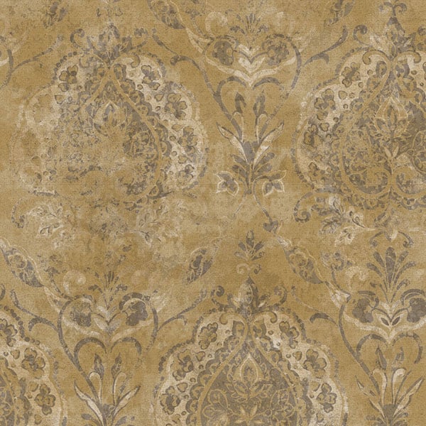 Galerie Wallpaper Product code: 3722 - Tendenza Wallpaper Collection - Gold Colours - Floral Damask Design