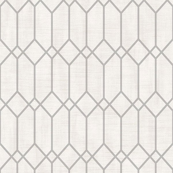 Galerie Wallpaper Product code: 3731 - Tendenza Wallpaper Collection - Grey Colours - Hexagon Trellis Design
