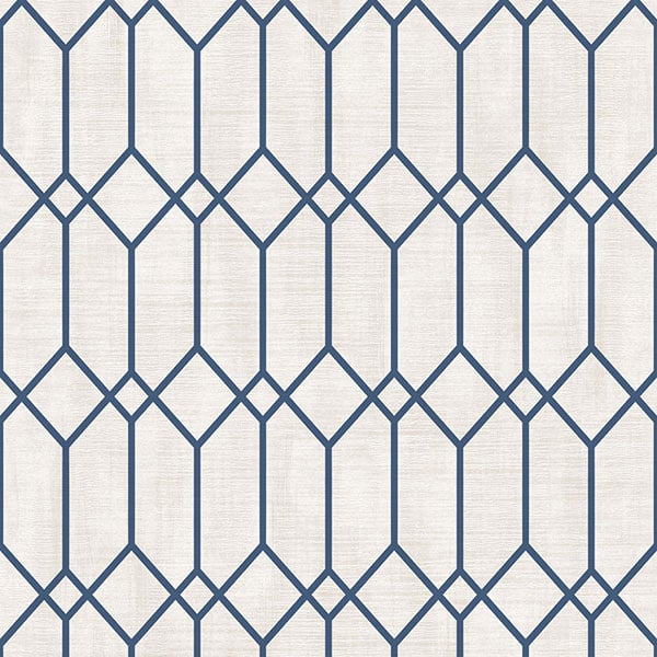 Galerie Wallpaper Product code: 3736 - Tendenza Wallpaper Collection - Blue Colours - Hexagon Trellis Design