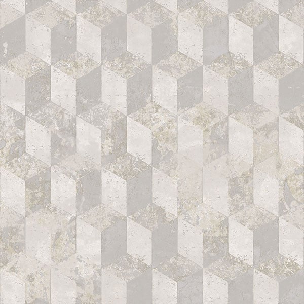 Galerie Wallpaper Product code: 3759 - Tendenza Wallpaper Collection - Dark Grey Colours - Cube Motif Design