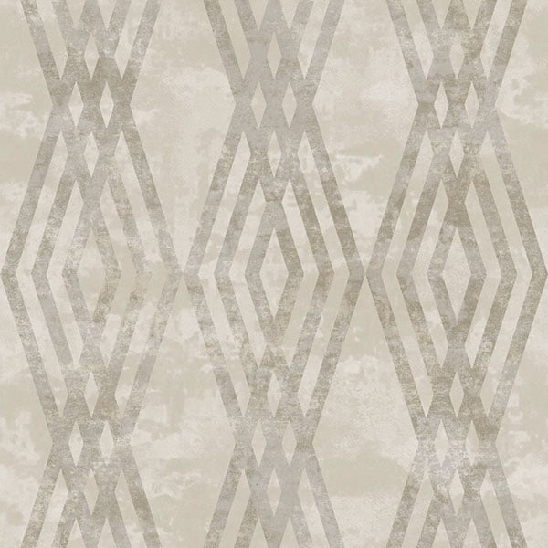 Galerie Wallpaper Product code: 3761 - Tendenza Wallpaper Collection - Beige Colours - Trellis Stripe Design
