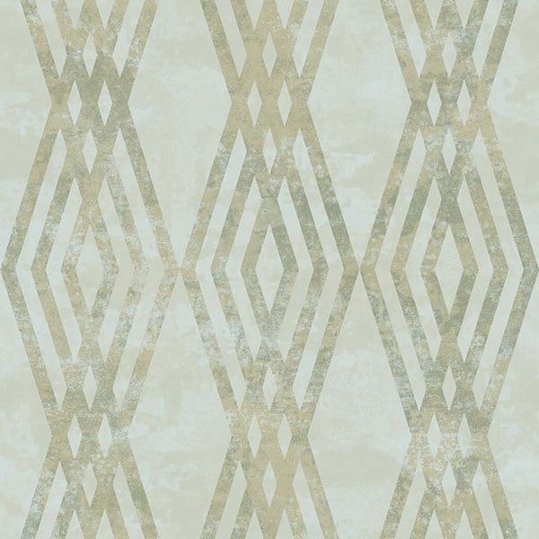Galerie Wallpaper Product code: 3763 - Tendenza Wallpaper Collection - Blue Green Colours - Trellis Stripe Design