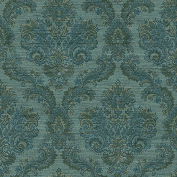 Galerie Wallpaper Product code: 4615 - Italian Glamour Wallpaper Collection - Green Colours - Italian Damask Design