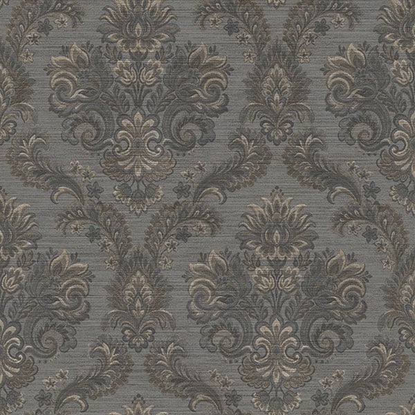 Galerie Wallpaper Product code: 4619 - Italian Glamour Wallpaper Collection - Black Colours - Italian Damask Design