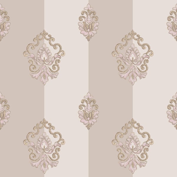 Galerie Wallpaper Product code: 4624 - Italian Glamour Wallpaper Collection - Pink Colours - Damask Stripe Design