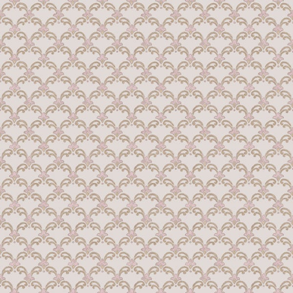 Galerie Wallpaper Product code: 4634 - Italian Glamour Wallpaper Collection - Pink Colours - Ornate Trellis Design