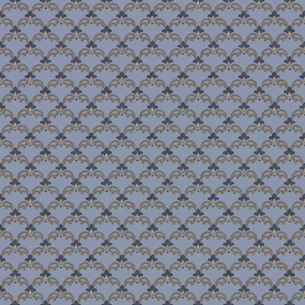 Galerie Wallpaper Product code: 4637 - Italian Glamour Wallpaper Collection - Light Blue Colours - Ornate Trellis Design