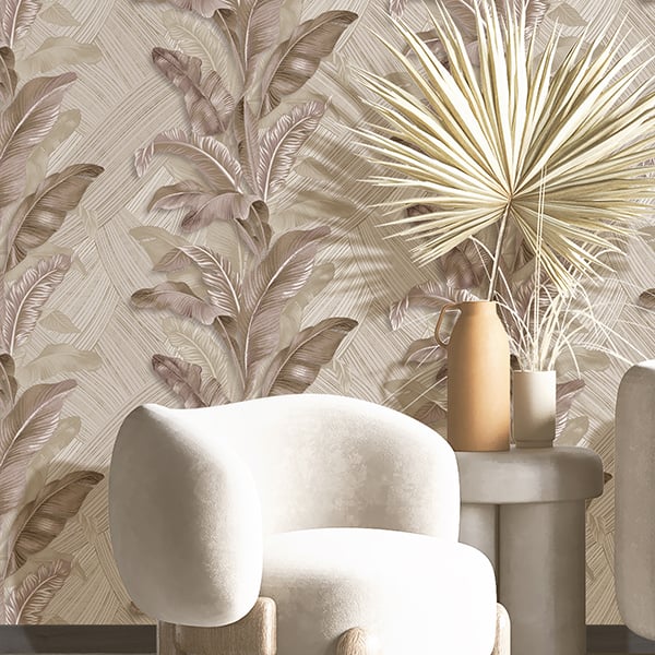 Galerie Wallpaper Product code: 49303R - Stratum Wallpaper Collection - beige and pink Colours - Palma Design