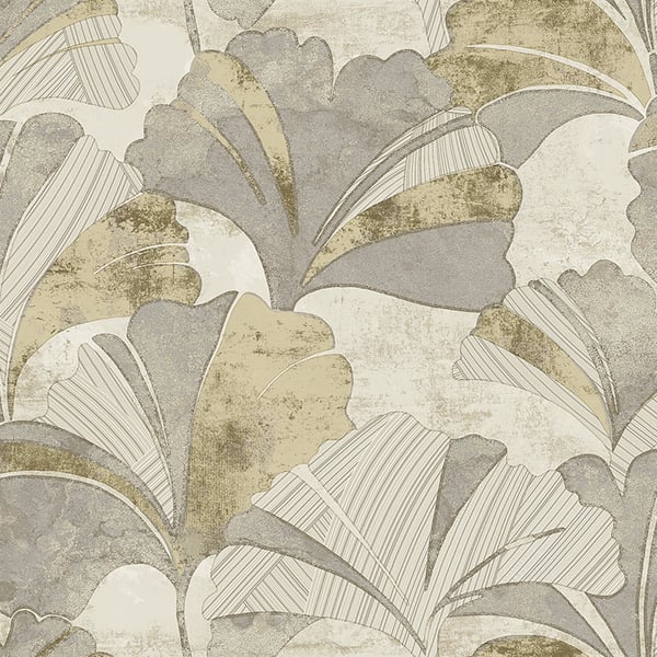 Galerie Wallpaper Product code: 49321 - Stratum Wallpaper Collection - grey gold cream Colours - Ginko Design