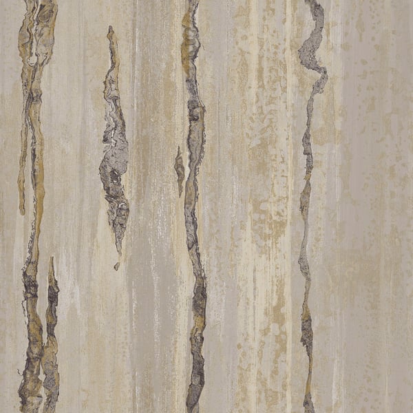 Galerie Wallpaper Product code: 49365 - Stratum Wallpaper Collection - beige grey black gold Colours - Verticale Design