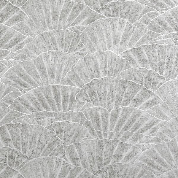 Galerie Wallpaper Product code: 65002 - Feel Wallpaper Collection - Grey Silver Colours - Seashell Design