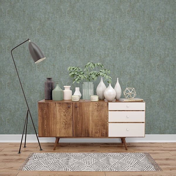 Galerie Wallpaper Product code: 65012R - Feel Wallpaper Collection - Green Brown Blue Grey Colours - Bark Design
