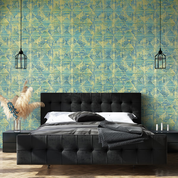 Galerie Wallpaper Product code: 65343_2 - Pepper Wallpaper Collection - Green Pepper Colours - Raffia Design