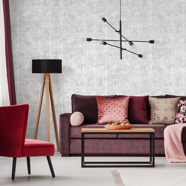 Galerie Wallpaper Product code: 65349_2 - Pepper Wallpaper Collection - Sea Salt Colours - Raffia Design