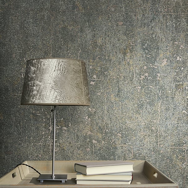 Galerie Wallpaper Product code: 6801-20R - Home Wallpaper Collection - Anthracite Colours - Structure Modern Design