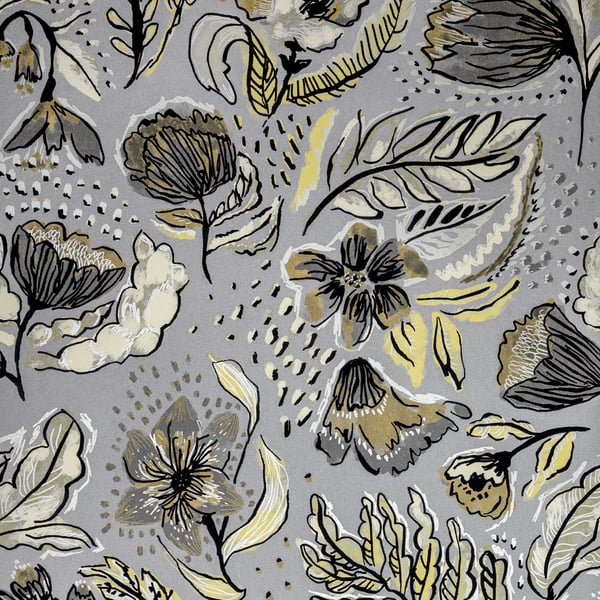 Galerie Wallpaper Product code: 81333 - Pepper Wallpaper Collection - Mustard Colours - Wild Garden Design
